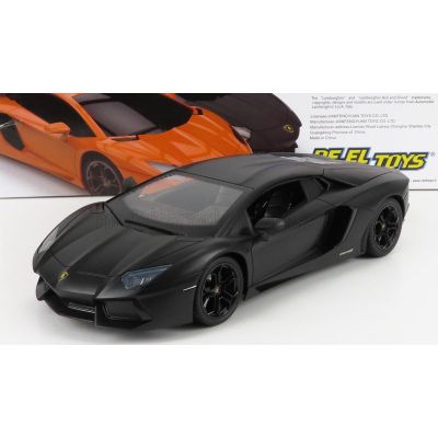 RE EL TOYS LAMBORGHINI AVENTADOR LP700-4 2011 - MATT BLACK 1/14