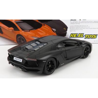 RE EL TOYS LAMBORGHINI AVENTADOR LP700-4 2011 - MATT BLACK 1/14
