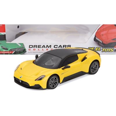 RE EL TOYS MASERATI MC20 2020 - YELLOW BLACK 1/24