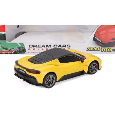 RE EL TOYS MASERATI MC20 2020 - YELLOW BLACK 1/24