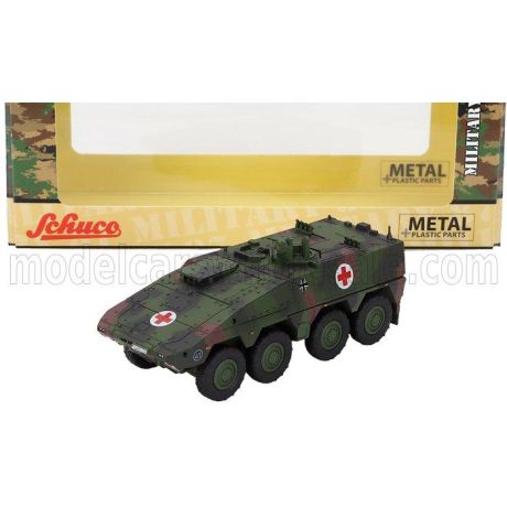 SCHUCO TANK BOXER MILITARY ARMY MEDIC UNIT 1945 - CAMOUFLAGE 1/87