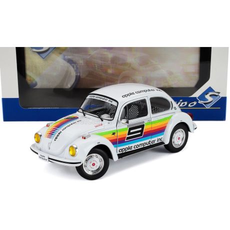 SOLIDO VOLKSWAGEN BEETLE KAFER MAGGIOLINO 1303 N 9 TRIBUTE PORSCHE K3 LIVERY 1975 - WHITE 1/18