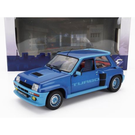 SOLIDO RENAULT R5 TURBO 1981 - BLUE 1/18