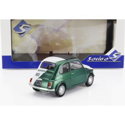 SOLIDO FIAT 500 ITALIAN LIVERY TRIBUTE 1965 - RED GREEN WHITE 1/18