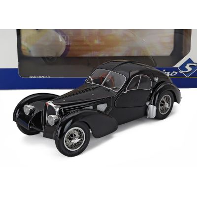 SOLIDO BUGATTI TYPE 57SC ATLANTIC 1938 - BLACK 1/18