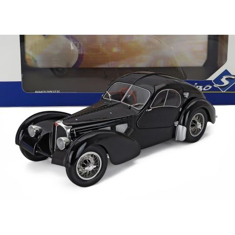 SOLIDO BUGATTI TYPE 57SC ATLANTIC 1938 - BLACK 1/18