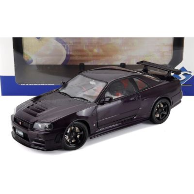 SOLIDO NISSAN SKYLINE GT-R (R34) Z-TUNE 1999 - PURPLE 1/18