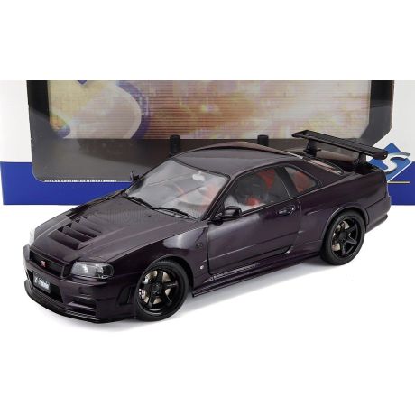SOLIDO NISSAN SKYLINE GT-R (R34) Z-TUNE 1999 - PURPLE 1/18
