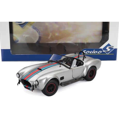 SOLIDO FORD USA SHELBY COBRA SPIDER 427 MKII SOLIDO WORKS 1965 - SILVER 1/18