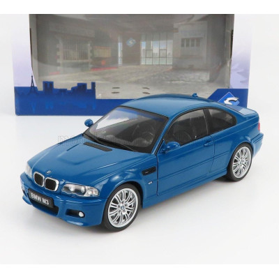 SOLIDO BMW 3-SERIES M3 CSL (E46) COUPE 2003 - LAGUNA SECA BLUE 1/18