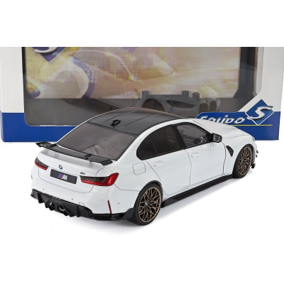 SOLIDO BMW 3-SERIES M3 PERFORMANCE PARTS (G80) 2024 - WHITE BLACK 1/18