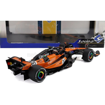 SOLIDO McLAREN F1  MCL39 TEAM MCLAREN N 81 3rd MONACO GP 2025 OSCAR PIASTRI - ORANGE BLACK 1/18