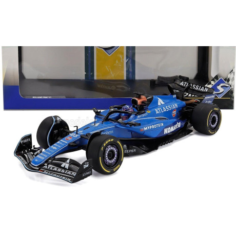 SOLIDO WILLIAMS F1  FW47 TEAM WILLIAMS ATLASSIAN RACING N 23 AUSTRALIAN GP 2025 ALEXANDER ALBON - BLUE BLACK 1/18