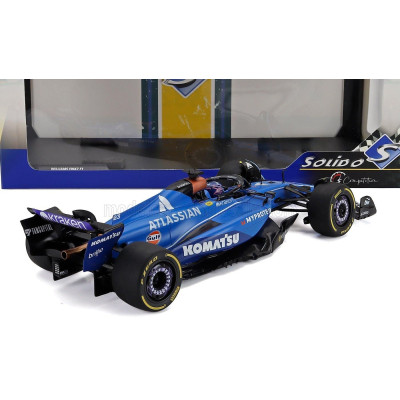SOLIDO WILLIAMS F1  FW47 TEAM WILLIAMS ATLASSIAN RACING N 23 AUSTRALIAN GP 2025 ALEXANDER ALBON - BLUE BLACK 1/18