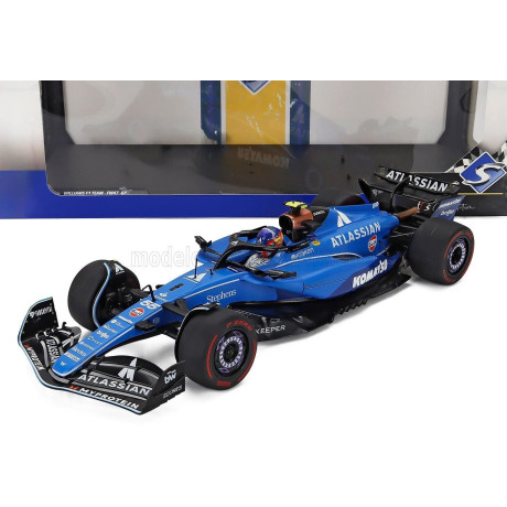 SOLIDO WILLIAMS F1  FW47 TEAM WILLIAMS ATLASSIAN RACING N 55 AUSTRALIAN GP 2025 CARLOS SAINZ - BLUE BLACK 1/18