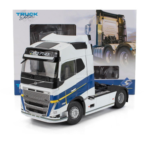 SOLIDO VOLVO FH16 750 GLOBETROTTER XL GOTEBORG EDITION TRACTOR TRUCK 2-ASSI 2021 - WHITE BLUE 1/24