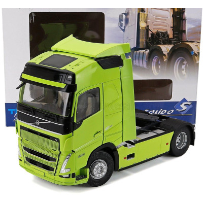 SOLIDO VOLVO FH16 750 GLOBETROTTER XL TRACTOR TRUCK 2-ASSI 2021 - NEON GREEN 1/24