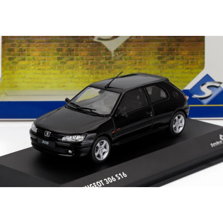 SOLIDO PEUGEOT 306 S16 2002 - ONYX BLACK 1/43