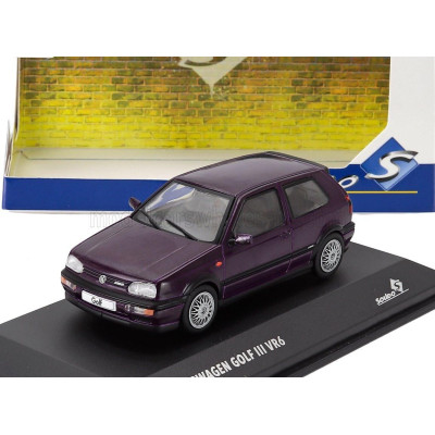 SOLIDO VOLKSWAGEN GOLF III VR6 1994 - PURPLE 1/43