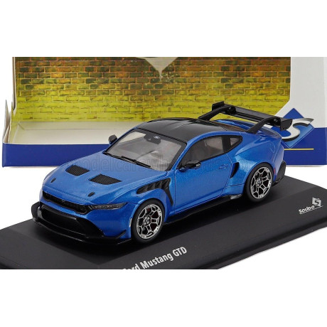 SOLIDO FORD USA MUSTANG GTD 5.2L V8 COUPE 2025 - BLUE 1/43