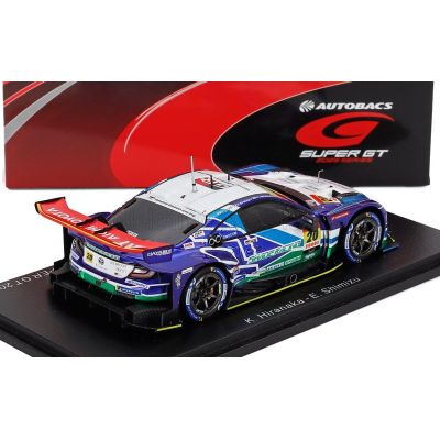 SPARK MODEL TOYOTA GR86 GT TEAM SHADE RACING N 20 GT300 CLASS SUPER GT 2025 KATSUYUKI HIRANAKA - EIJIRO SHIMIZU - BLUE WHITE 1/4