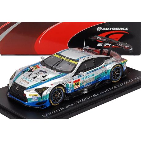 SPARK MODEL LEXUS LC500 GT TEAM LM CORSA SYNTIUM PETRONAS N 60 GT300 CLASS SUPER GT 2025 HIROKI YOSHIMOTO - SHUNSUKE KOHNO - SIL