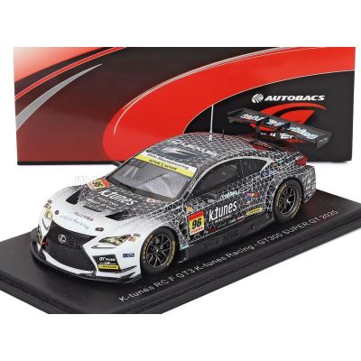 SPARK MODEL LEXUS RC F GT3 TEAM K-TUNES RACING N 96 GT300 CLASS SUPER GT 2025 MORIO NITTA - SHINICHI TAKAGI - BLACK WHITE 1/43