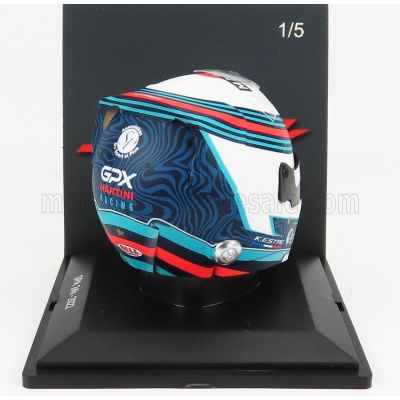SPARK MODEL BELL HELMET CASCO HELMET PORSCHE MARTINI 24h SPA 2022 KEVIN ESTRE - WHITE BLUE RED 1/5