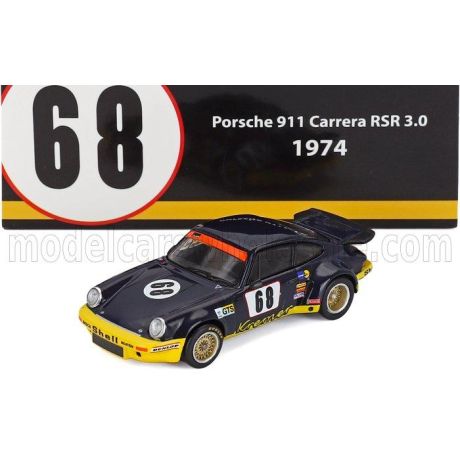 SPARK MODEL PORSCHE 911 CARRERA RSR 3.0L COUPE TEAM SAMSON KREMER RACING N 68 24h LE MANS 1974 HANS HEYER - ERWIN KREMER - PAUL