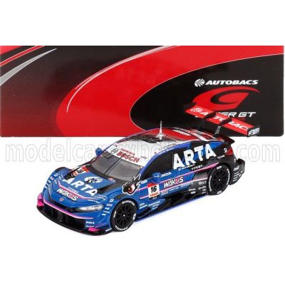 SPARK MODEL HONDA CIVIC TYPE R-GT TEAM ARTA MUGEN N 16 GT500 CLASS SUPER GT 2025 HIROKI OTSU - REN SATO - BLUE 1/64