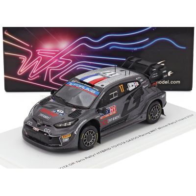 SPARK MODEL TOYOTA YARIS GR RALLY1 HYBRID TEAM TOYOTA GAZOO RACING WRT N 17 WINNER RALLY FINLAND 2024 SEBASTIEN OGIER - VINCENT