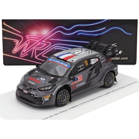SPARK MODEL TOYOTA YARIS GR RALLY1 HYBRID TEAM TOYOTA GAZOO RACING WRT N 17 WINNER RALLY FINLAND 2024 SEBASTIEN OGIER - VINCENT
