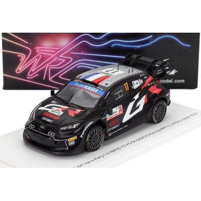 SPARK MODEL TOYOTA YARIS GR RALLY1 HYBRID TEAM TOYOTA GAZOO RACING WRT N 17 2nd RALLY JAPAN 2024 SEBASTIAN OGIER - VINCENT LANDA