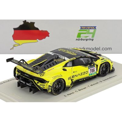 SPARK MODEL LAMBORGHINI HURACAN GT3 EVO II TEAM RENAZZO MOTORSPORT N 786 24h NURBURGRING 2025 CHRISTOPH BREUER - THOMAS MUTSCH -