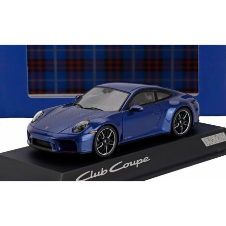 SPARK MODEL PORSCHE 911 992-2 CARRERA T COUPE 2024 - BLUE 1/43