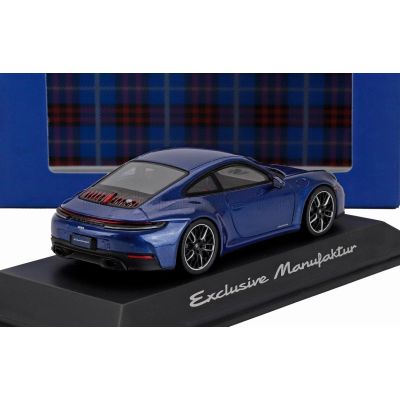 SPARK MODEL PORSCHE 911 992-2 CARRERA T COUPE 2024 - BLUE 1/43