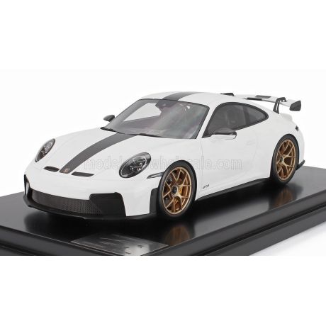 SPARK MODEL PORSCHE 911 992-2 GT3 COUPE 2024 - CON VETRINA - WITH SHOWCASE - WHITE 1/12