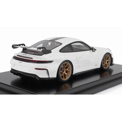 SPARK MODEL PORSCHE 911 992-2 GT3 COUPE 2024 - CON VETRINA - WITH SHOWCASE - WHITE 1/12