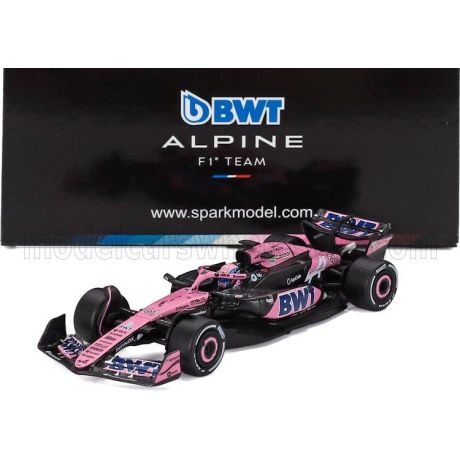 SPARK MODEL ALPINE F1  A524 TEAM BWT ALPINE N 61 ABU DHABI GP 2024 JACK DOOHAN - BLACK BLUE PINK 1/64