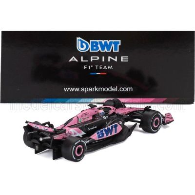 SPARK MODEL ALPINE F1  A524 TEAM BWT ALPINE N 61 ABU DHABI GP 2024 JACK DOOHAN - BLACK BLUE PINK 1/64