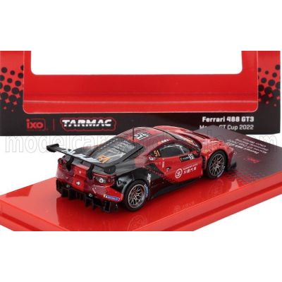 TARMAC FERRARI 488 GT3 TEAM HARMONY RACING N 51 FIA GT WORLD CUP MACAU 2022 WEIAN CHEN - RED BLACK 1/64