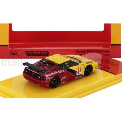 TARMAC FERRARI F355 N 54 FERRARI CHALLENGE SEASON 1995 MATT DRENDEL - YELLOW RED 1/64
