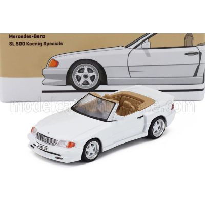 TARMAC MERCEDES BENZ SL-CLASS SL500 KOENING CABRIOLET 1989 - WHITE 1/64
