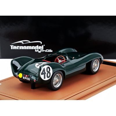 TECNOMODEL LOTUS MARK IX N 48 24h LE MANS 1955  C.CHAPMAN - R..FLOCKART - BRITISH RACING GREEN 1/18