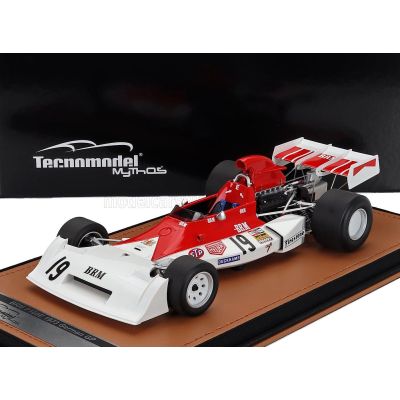 TECNOMODEL BRM F1  P160E N 19 GERMAN GP 1973 CLAY REGAZZONI - WHITE RED 1/18