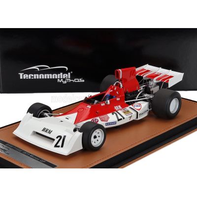TECNOMODEL BRM F1  P160E N 21 MONZA ITALY GP 1973 NIKI LAUDA - WHITE RED 1/18