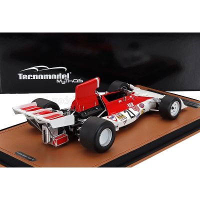 TECNOMODEL BRM F1  P160E N 21 MONZA ITALY GP 1973 NIKI LAUDA - WHITE RED 1/18