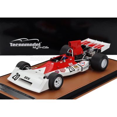 TECNOMODEL BRM F1  P160E N 20 CANADIAN GP 1973 JEAN PIERRE BELTOISE - WHITE RED 1/18