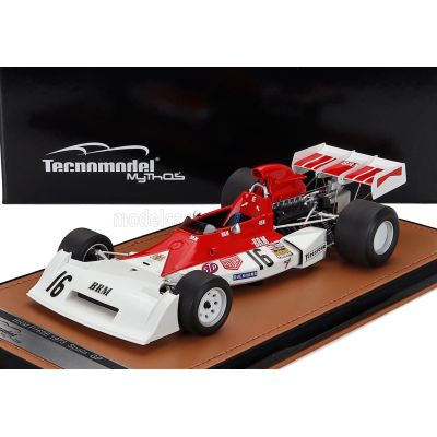 TECNOMODEL BRM F1 P160E N 16 SPAIN GP 1973 NIKI LAUDA - WHITE RED 1/18