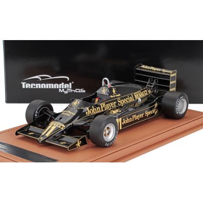 TECNOMODEL LOTUS F1  94T TEAM JPS N 11 EUROPEAN GP 1983 ELIO DE ANGELIS - BLACK GOLD 1/18